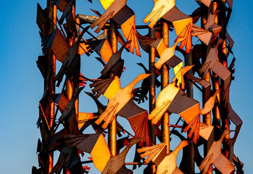 Skulptur Vogelflug