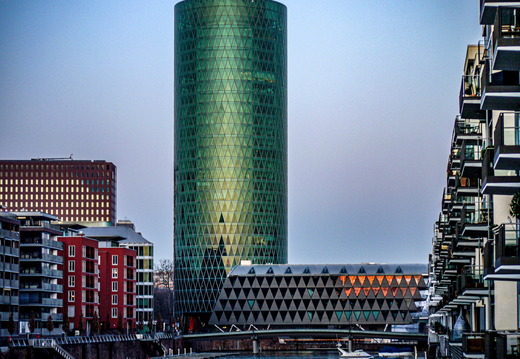 Westhafen Tower in Frankfurt