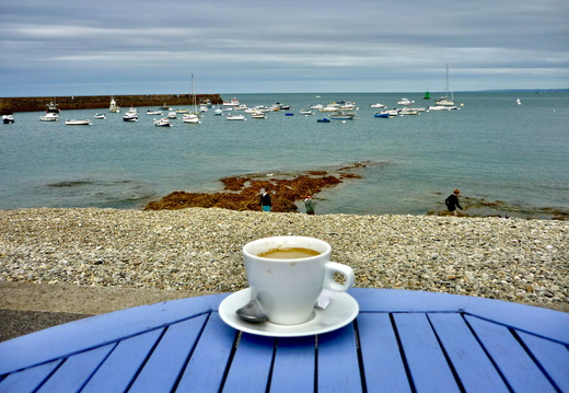 Ein Café in Omonville la Rogue